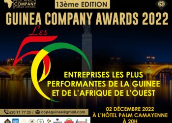 COMMUNIQUE DE PRESSE DE L’ORGANISATION DE LA 13ème EDITION DU GALA DES 50 ENTREPRISES LES PLUS PERFORMANTES DE LA GUINEE ET DE L’AFRIQUE DE L’OUEST 2022