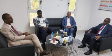 La visite du président de la Haute Autorité de la Communication au siège de l’ANLC-PBG 