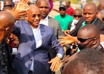 Accueil triomphal de Cellou Dalein Diallo au Liberia