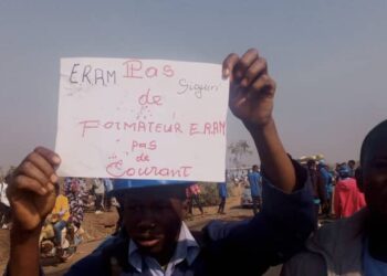 Manifestation des étudiants de l’ERAM de Siguiri contre le manque de courant électrique et de formateurs