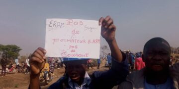 Manifestation des étudiants de l’ERAM de Siguiri contre le manque de courant électrique et de formateurs