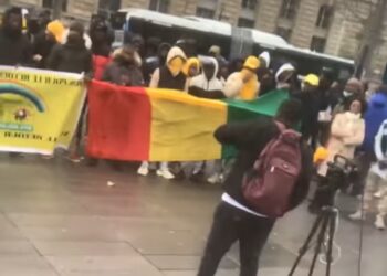 Rassemblement de soutien à Alpha Condé à Paris