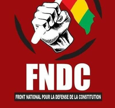 Guinée : une manifestation prévue à Conakry par le FNDC le 16 février 2023