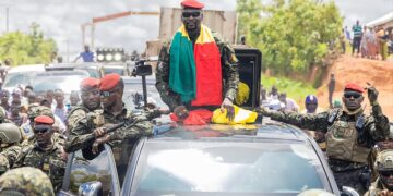 Colonel Mamadi Doumbouya accueilli en triomphe en enfant du terroir à Kankan, ce mardi 27 juin 2023