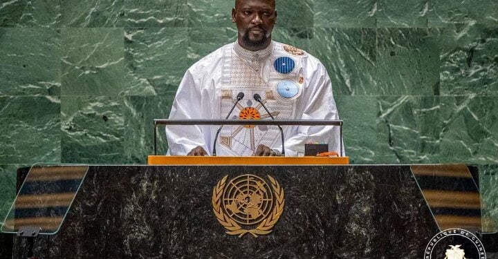 Le Colonel Doumbouya réclame le respect de l’Afrique à la tribune de l’ONU